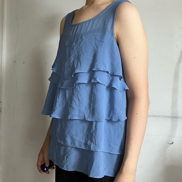 F21 Ruffled Tank Top - Picture 2 of 2